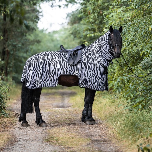 Hkm fliegenausreitdecke zebra - hkm,